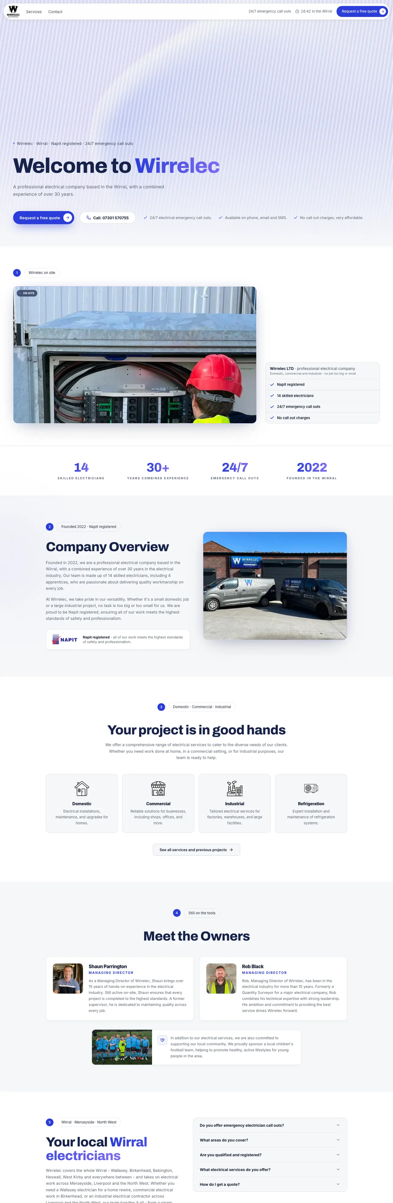 Wirrelec website